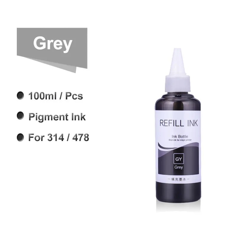 314 378 478 T314 T378 T478 Refill Pigment Ink Bottle For Epson Expression Photo XP-8500 XP-15000 Printer (BK C M Y GY R) | Компьютеры и