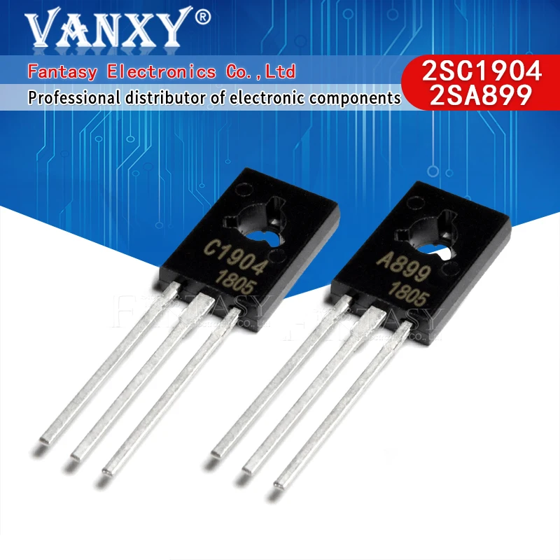5 пар (5 шт. 2SC1904 + 2SA899 ) TO126 C1904 A899 TO-126 | Электронные компоненты и принадлежности
