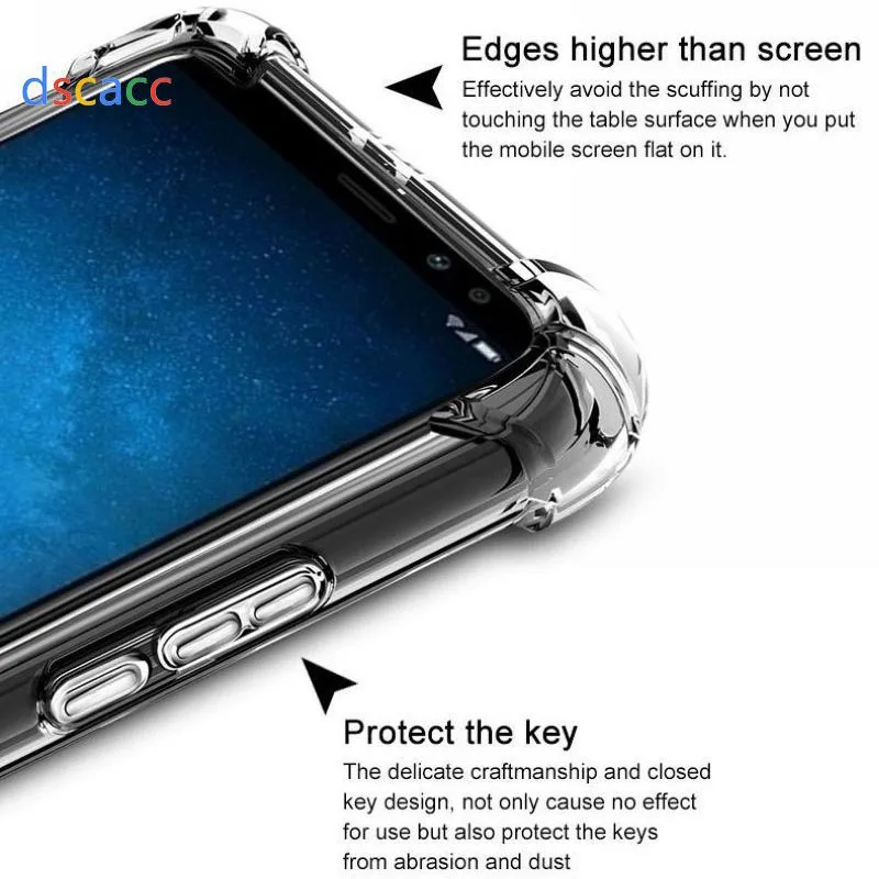 DSCACC воздушная подушка амортизирующая матовая боковая крышка из ТПУ для Google PIXEL 4XL