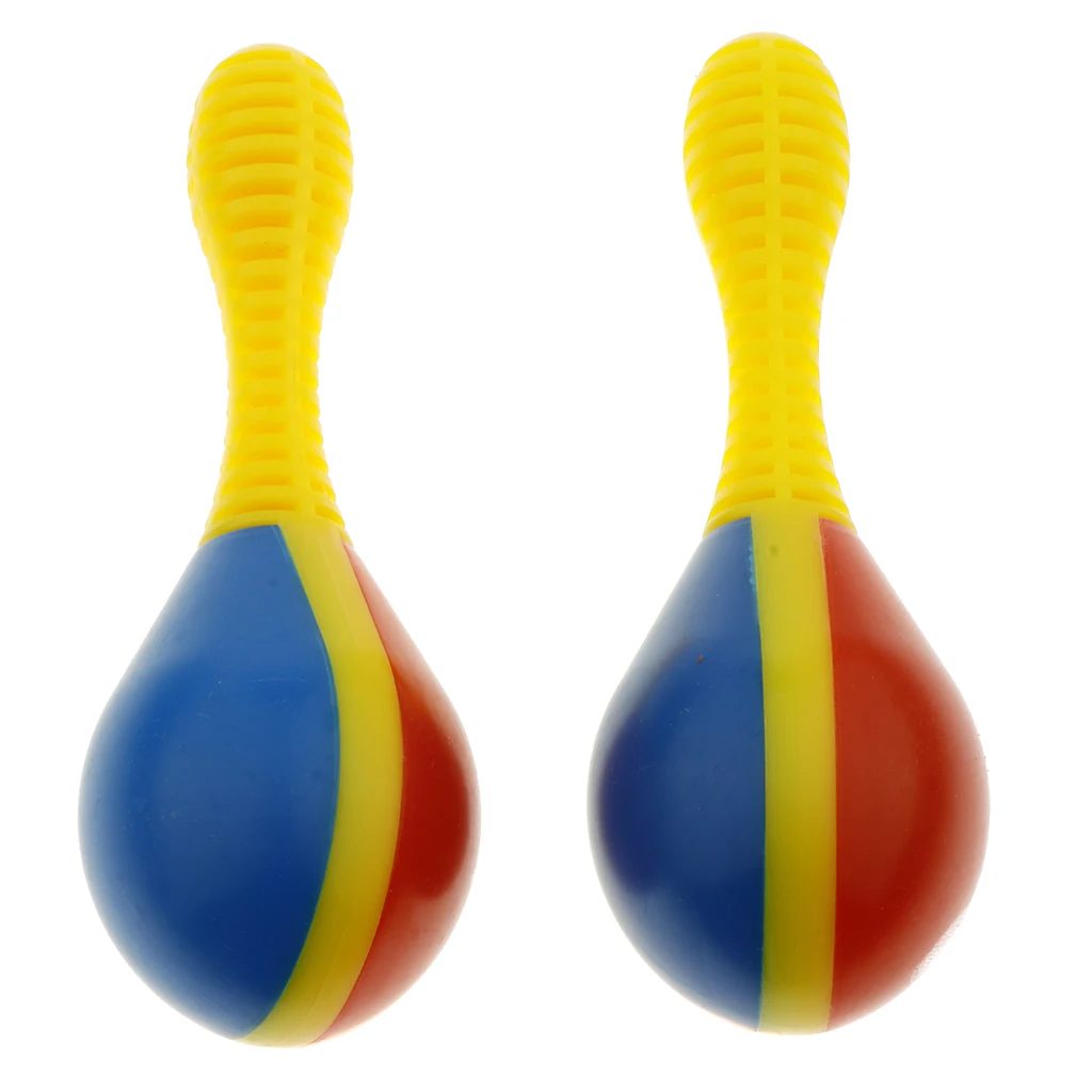 2pcs Plastic Maraca Sand Hammer Egg Shakers Percussion Instrument Gift Hand Shaker for Early Childhood Educational Toys |
