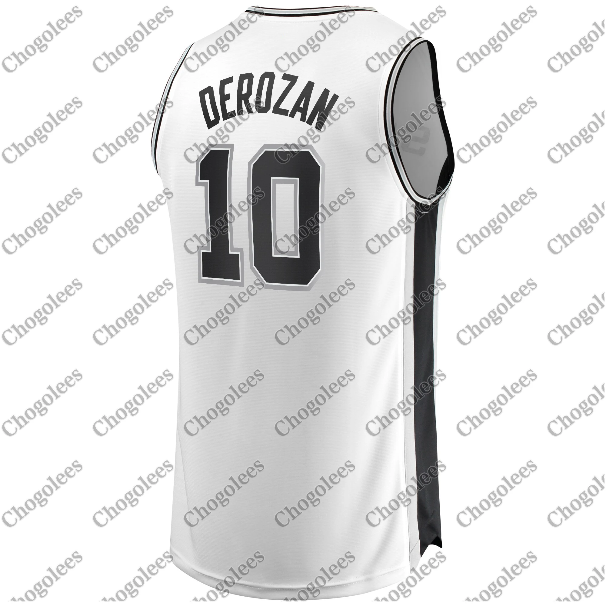 

Men Basketball Jersey DeMar DeRozan San Antonio Branded Fast Break Player Jersey White Association Edition