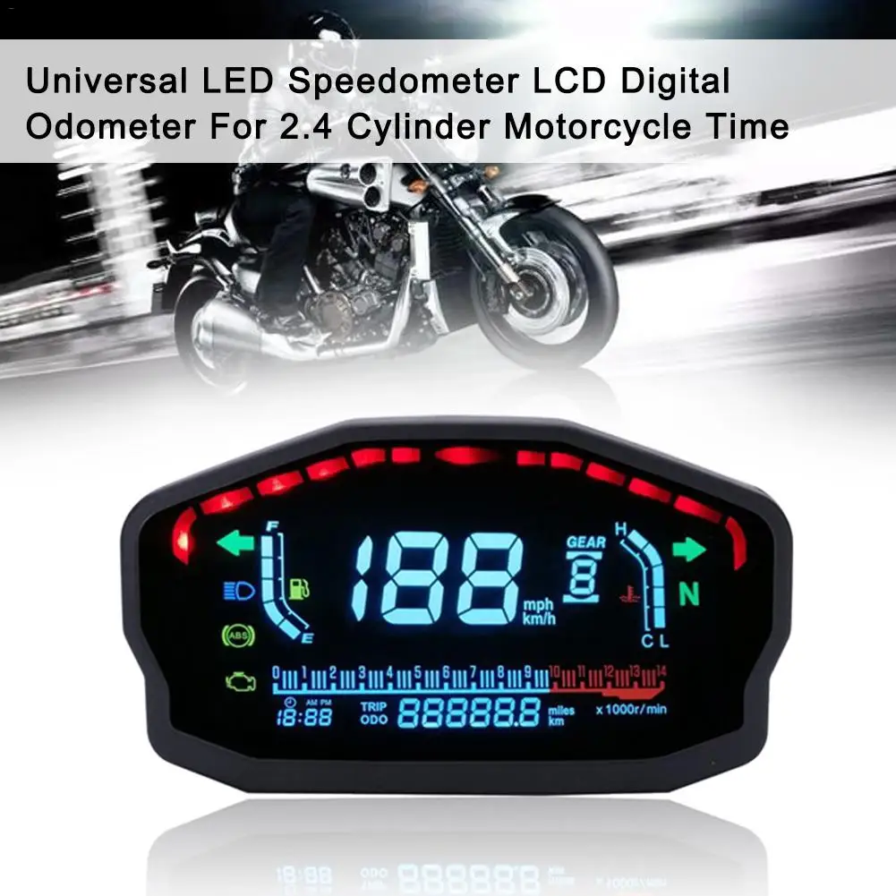 Мотоцикл модифицированный цветной экран ЖК-цифровой Инструмент Регулируемая