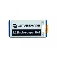 waveshare v2 1 version 2 13 e paper hat for raspberry pi 4 3 zero w blackwhite 250x122 resolution spi e ink display