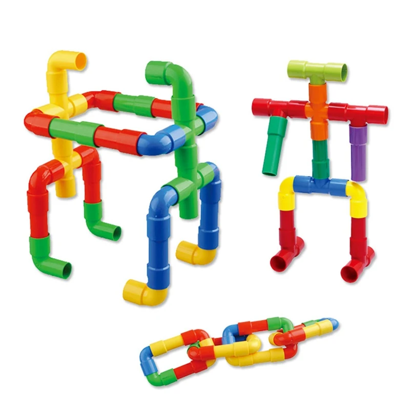 Детский конструктор водопроводная труба разноцветный|Блочные конструкторы| |