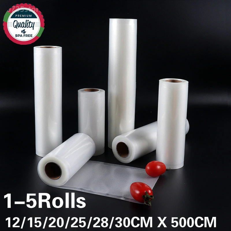 5 рулонов кухонный вакуумный упаковщик еды сумка Sous Vide хранилище для вакуумные