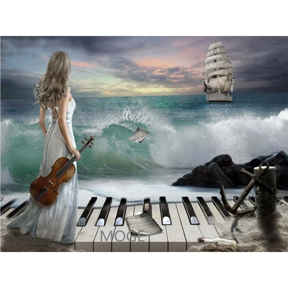 Набор для алмазной вышивки пианино|Алмазная мозаика и вышивка| |
