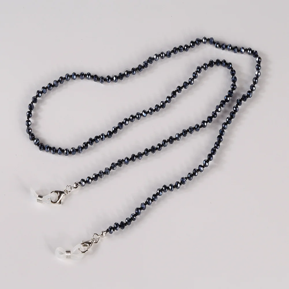 

2021 New Sunglasses Masking Chains For Women Fashion Crystal Eyeglasses Chains Lanyard Glass Fashion Necklace Chain Lanyard
