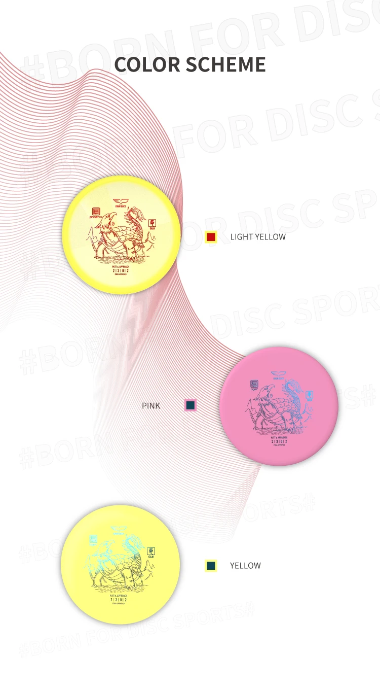 YIKUN диски PDGA одобренный диск Гольф диск Putter Gui Черная пятница
