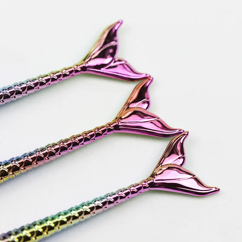 

3Pcs/set Nail Art Gold Silver Mermaid Stripes Lines Liner Painting Brush Flower Design Drawing Pen Manicure Tool