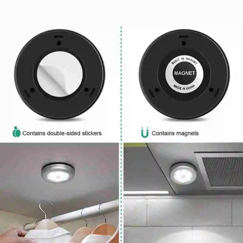 

LED Sensor Night Light Infrared Motion LED Battery Induction For Home Wardrobe Under Human Power Cabinets Stair Body Cabine F5C5