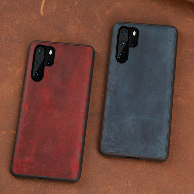 Чехол для телефона из воловьей кожи для huawei P20 P30 lite mate 10 20 Pro Y9 P smart чехол Crazy Horse для Honor 8X9 10 20 lite чехол