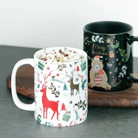 nordic ceramic bear cup scandinavian breakfast cup home milk coffee tea office water cup creative couple gift beverage cup