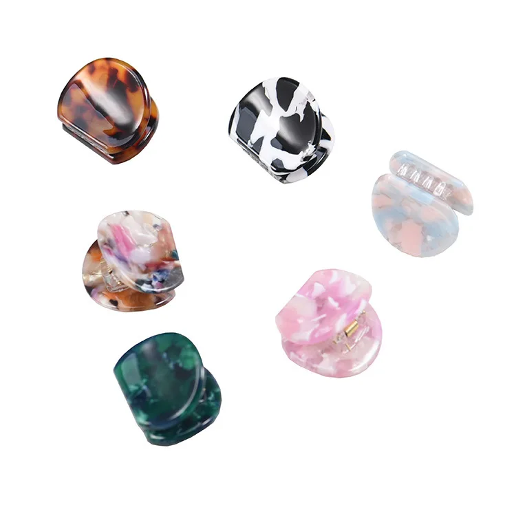 

New Acetate Chic Minimalist Cute Acrylic Hair Clip Leopard Hair Grip Barrettes Hairpin Hair Accessories for Women