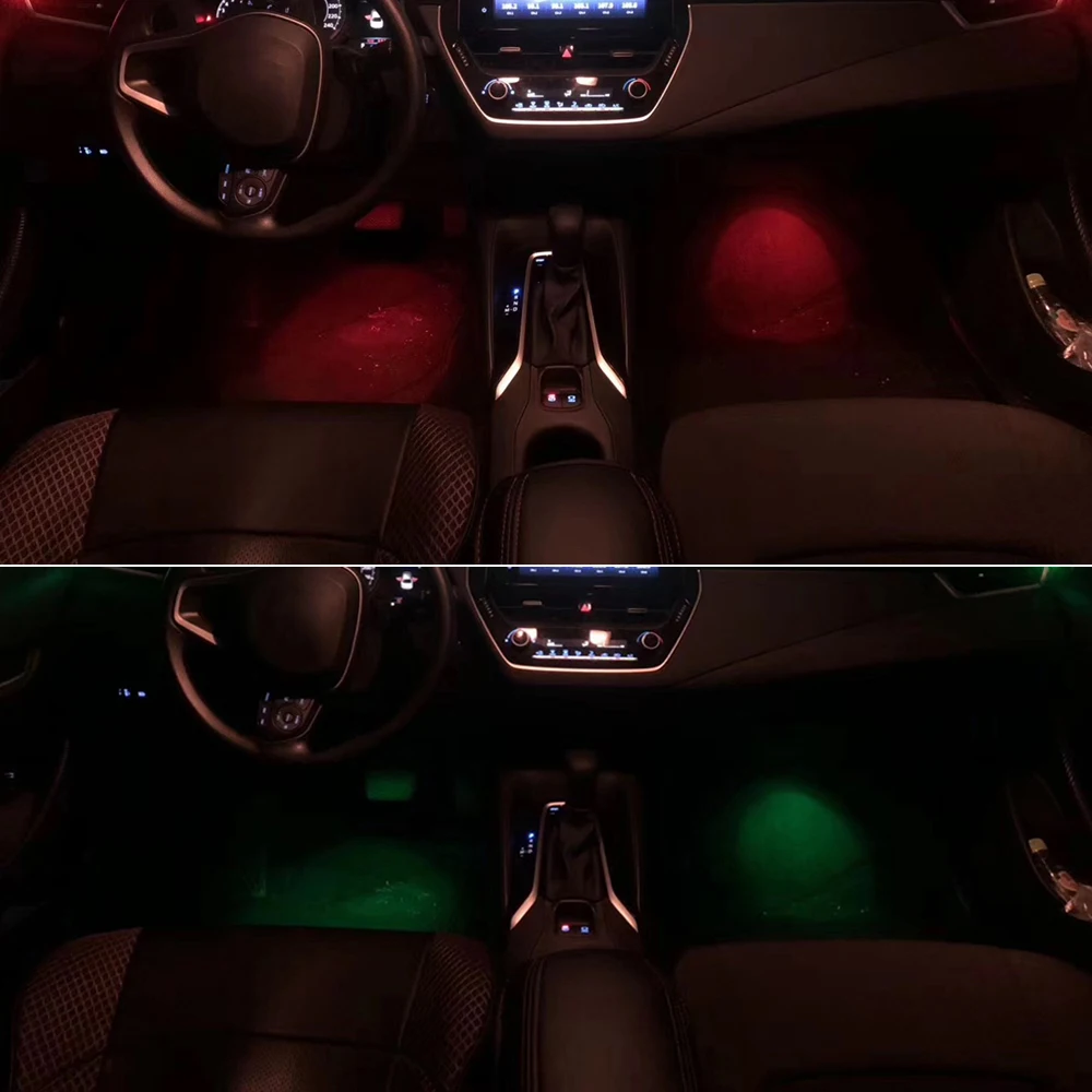 Лампа для ног PMFC Ice Blue/64 цвета автомобильное декоративное освещение салона