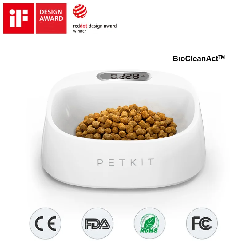 Petkit умные миски для кормления собак, безопасная Антимикробная миска для собак, питательная миска для питья кошек, нескользящая миска для домашних животных, умные собаки, кормушка для воды