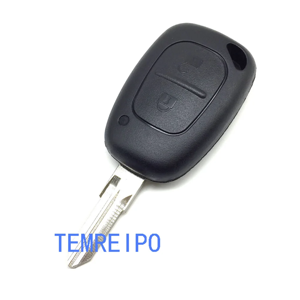 Заготовки для автомобильного ключа 20 шт./лот Renault 2 кнопки корпус дистанционного