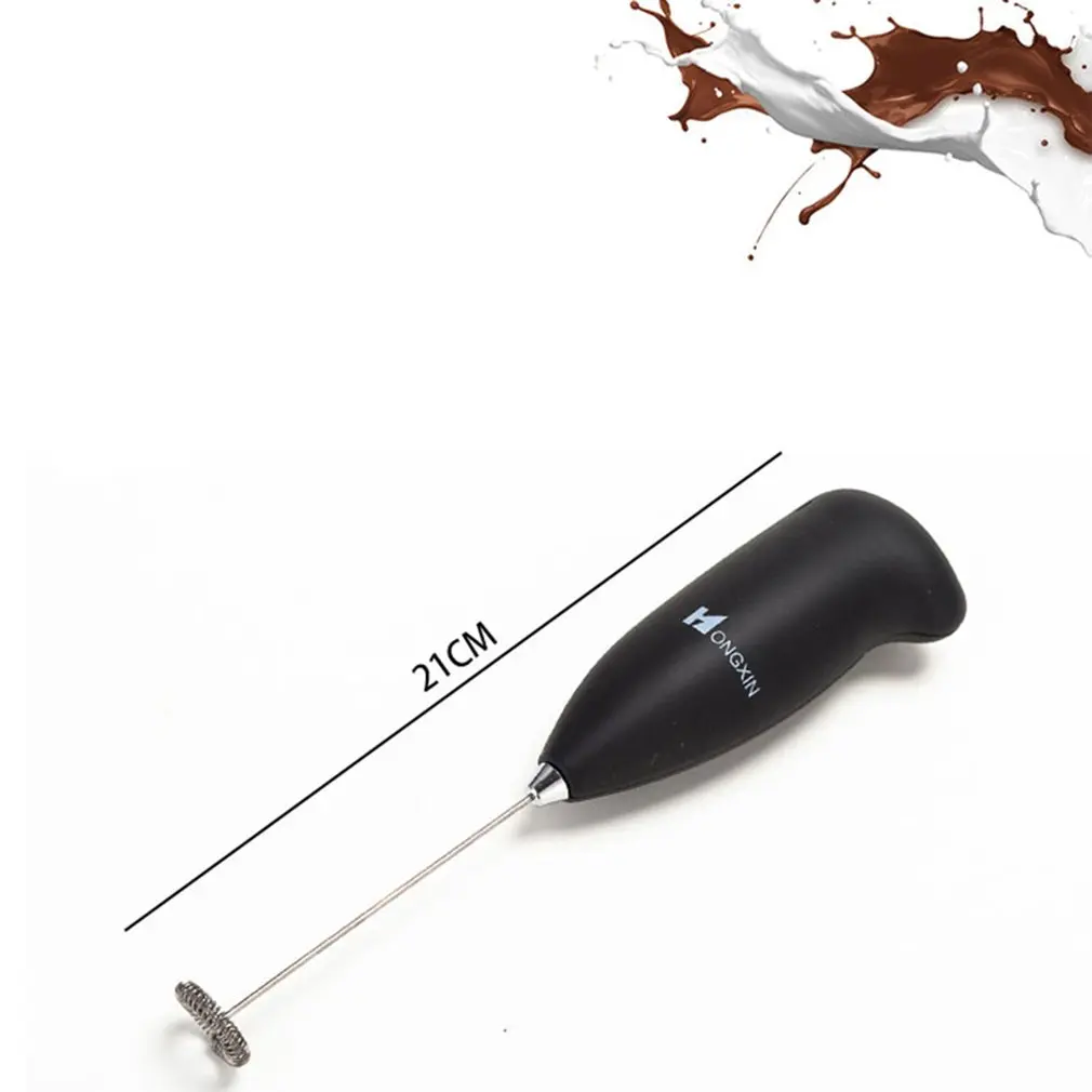 

Mini electric egg beater fancy coffee blender creative stainless steel household milk bubbler egg beater