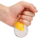 Яйцо, сжимаемая Игрушка, 6 см, новинка, прозрачная сжимаемая Игрушка желток, сжимаемая Игрушка шар для снятия стресса, Милая Декомпрессионная Игрушка