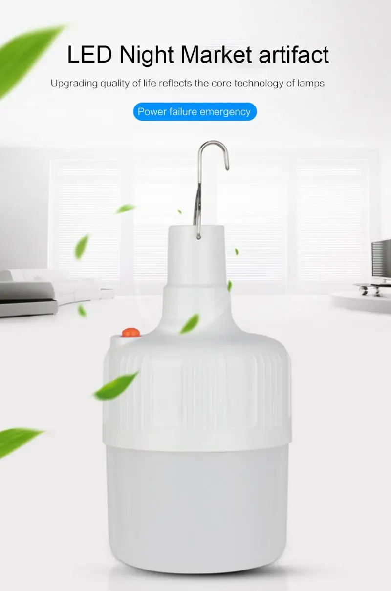 Портативная аккумулясветодиодный ная Светодиодная лампа с USB/американской