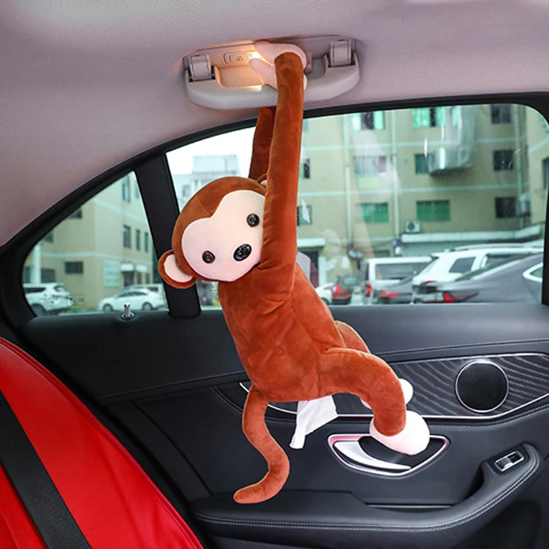 Vingtank Милая мультяшная коробка для салфеток креативная обезьянка Пеппи бумажная