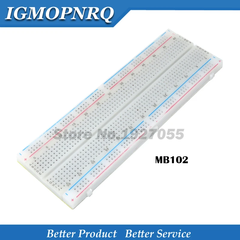 1 шт. макетная плата 830 point без Solderless PCB MB 102 MB102 тестовая 102|Односторонняя PCB| |