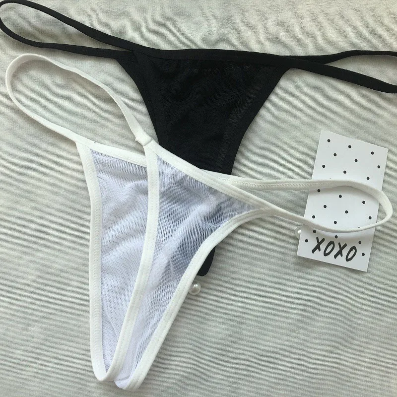 Трусы женские XOXO полиэстер + спандекс M/L/XL/XXL/XXXL прозрачные бикини цветов|Женские