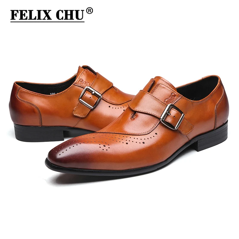 Мужские кожаные лоферы с ремешком в итальянском стиле вечерние туфли деловом