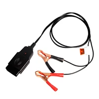 car computer ecu memory saver battery obd2 replace tools%ef%bc%8c16pin memory saver connector with two 2 alligator clips