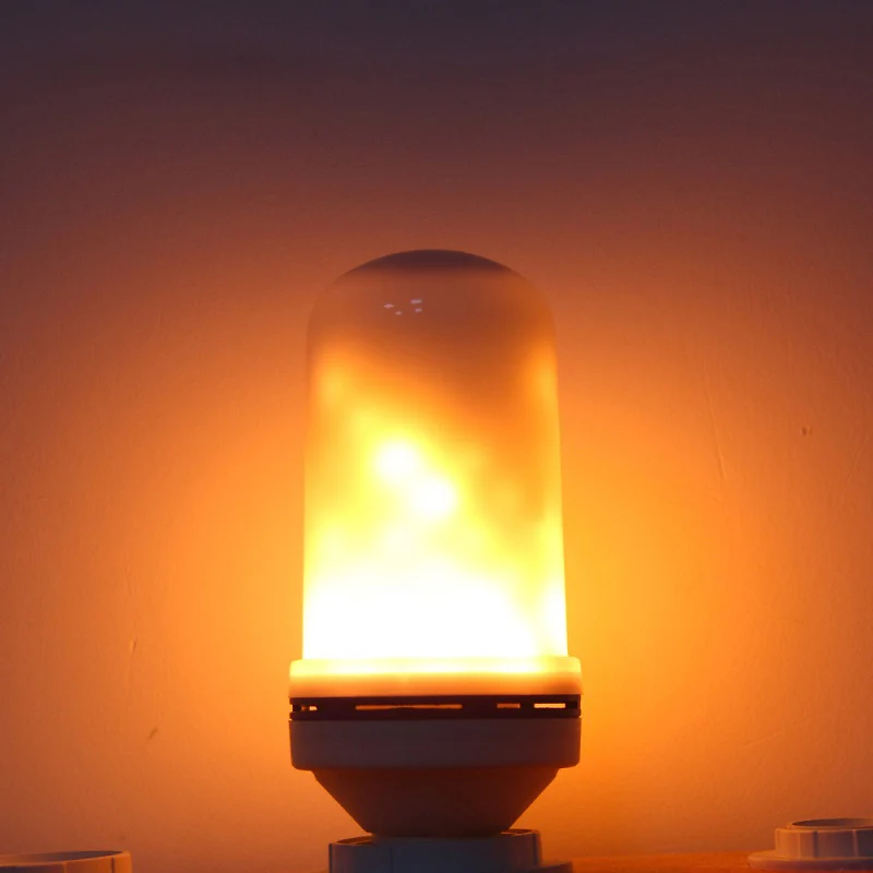 Светодиодный Солнечная пламя лампа IP68 Водонепроницаемый Torch Light лампа газон наземные горения пламени Открытый парк украшения праздник шоу освещения - Испускаемый цвет: LED Bulb 220V