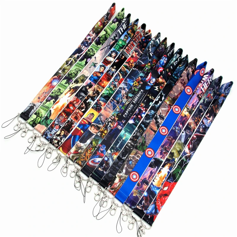 Новый hero узор Шейный Ремешок брелок ID карты ТРЕНАЖЕРНЫЙ зал мобильный телефон