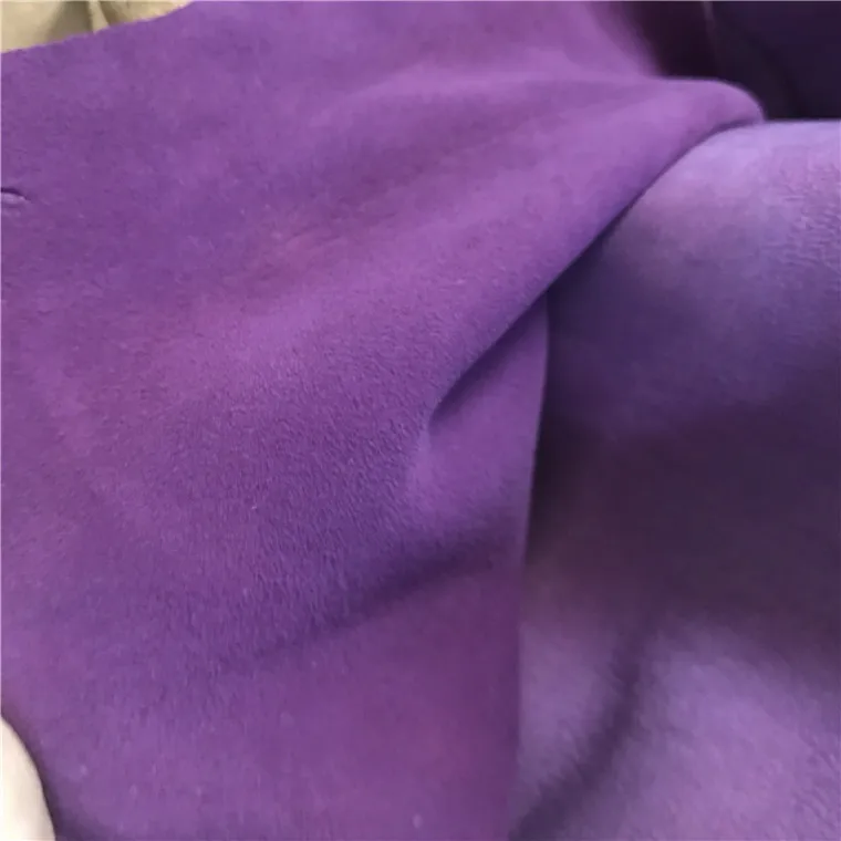 purple Кожа козьей кожи, кожа овечьей кожи, замша настоящая кожа, материал мягкой кожи, натуральная кожа, материал, цвета, обувь, сумка из козьей кожи - Цвет: purple