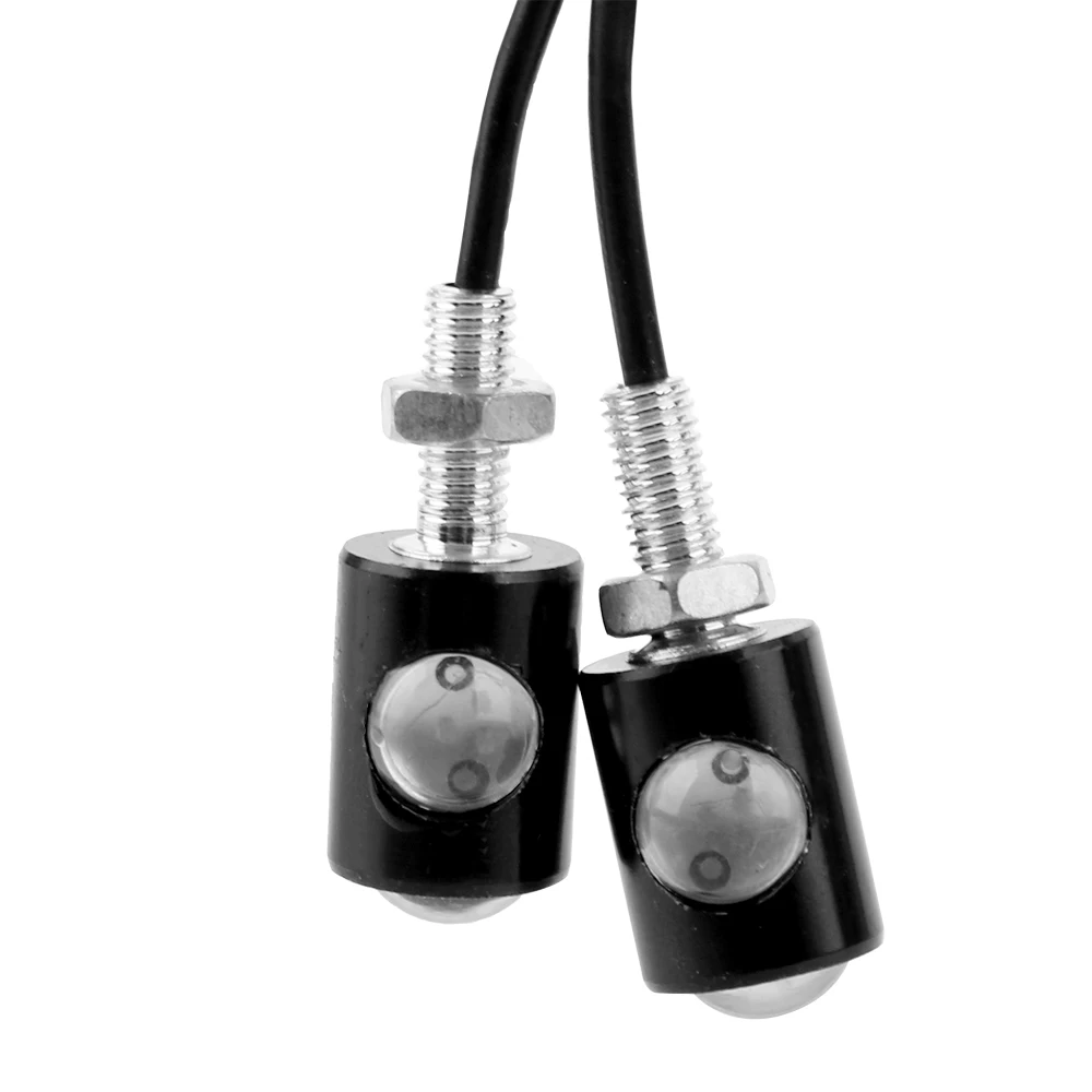 12V RGB светодиодный лампы авто сигнала поворота фара мотоцикла номерного знака