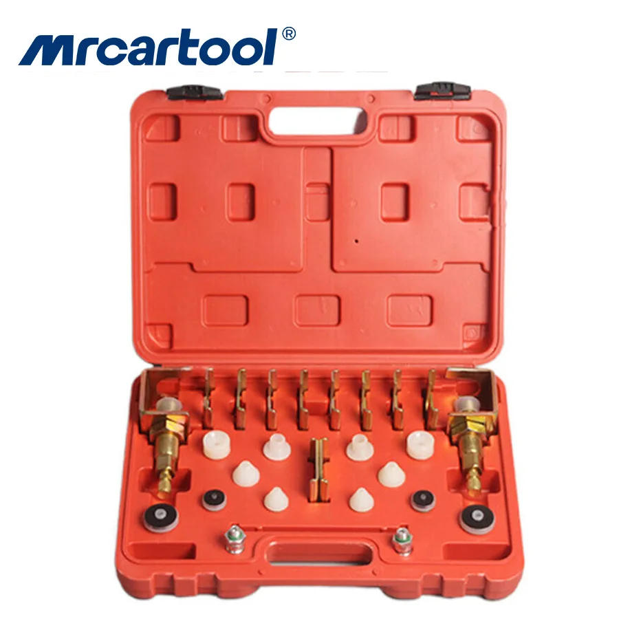 MR CARTOOL Universal Automobile Air Conditioning Leak Detection Leak Detector Tester With Test Adapter Kit Repair Tool