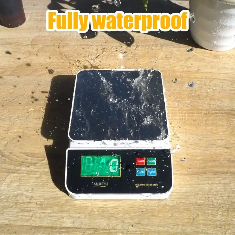 

Kitchen Scales 5kg/1g Waterproof Rechargeable Coffee Drip Scale Digital Scale USB Digital LED Display Scale Measuring Tools
