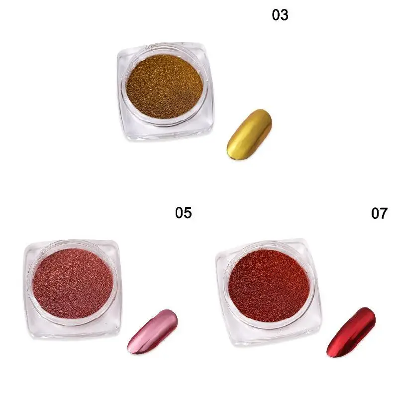

2ml Nail Powder Bright Nail Art Pigment Nail Decoration Manicure Fine And Grainless Easy To Color Nails Accesorios -VL16