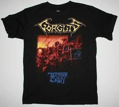 

GORGUTS THE EROSION OF SANITY BOLT THROWER DEATH ASPHYX NEW BLACK T-SHIRT