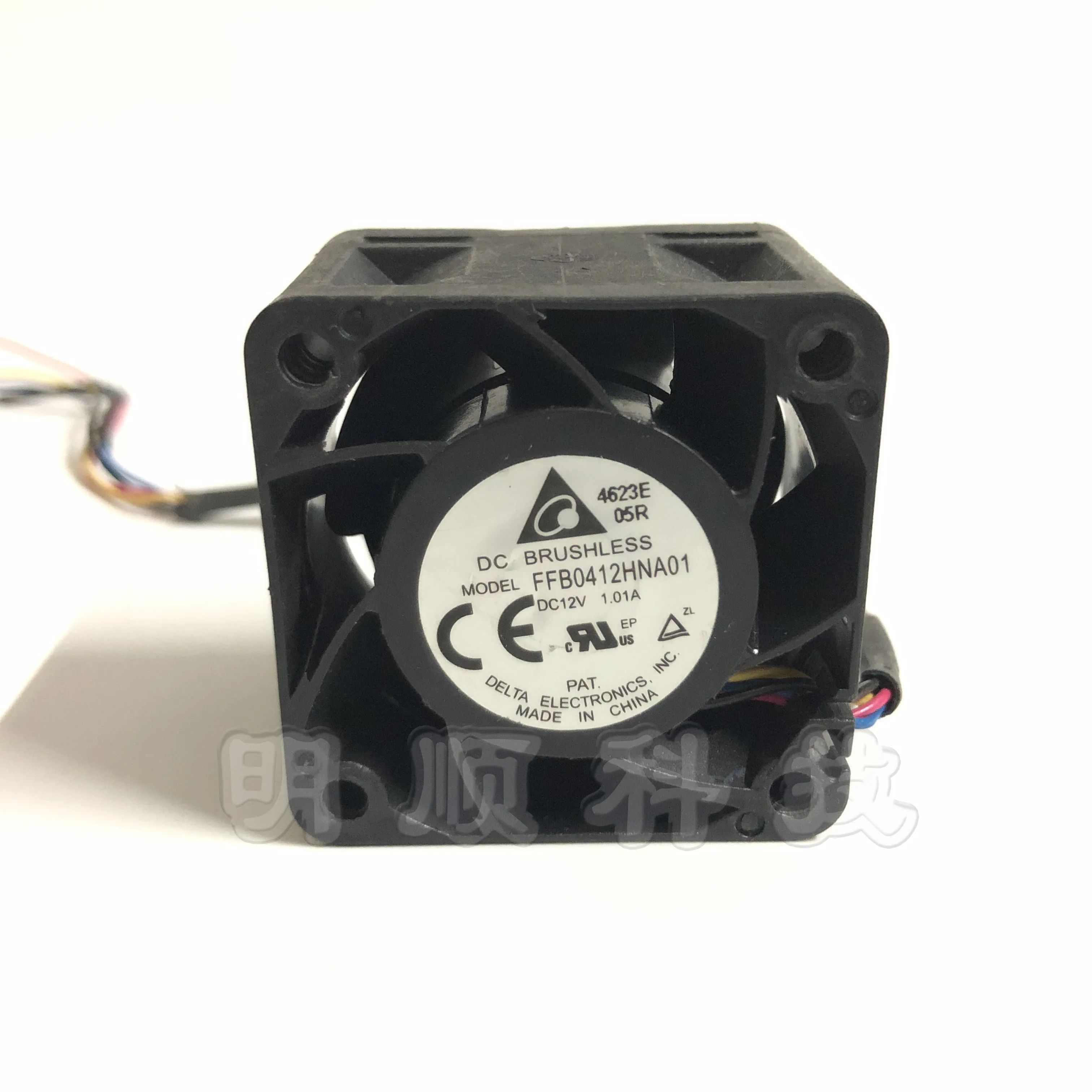 4-проводной вентилятор охлаждения сервера Delta Electronics FFB0412HNA01 DC 12 в 1, 1 А 40x40x28 мм