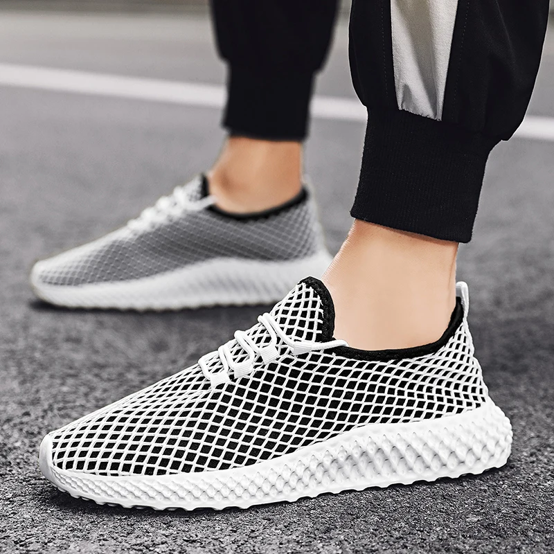 

Elizandro High-Quality Mesh Lace-Up Sports Men's Shoes, Comfortable, Deodorant and Wear-Resistant Shoes