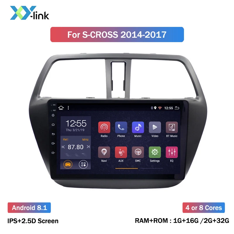 Автомобильный мультимедийный DVD плеер на Android система GPS навигации для Suzuki S cross 2014