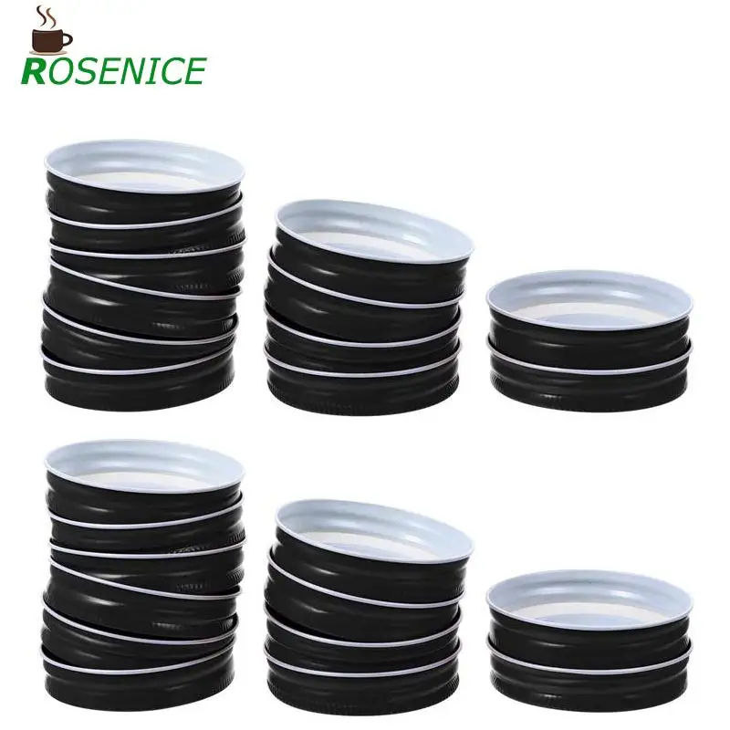 

12pcs Sealing Metal Caps Leakproof Tinplaste Lids Mason Jar Cover for bottles