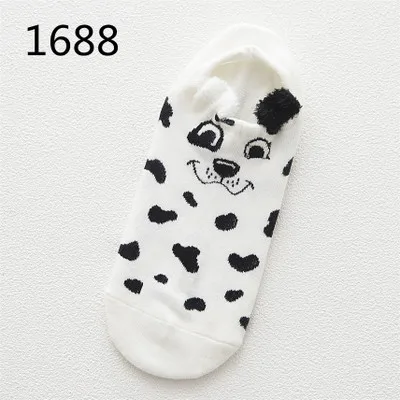 

SP&CITY 5pairs Cute Animal Cotton Socks Female Kawaii Cat With Dog Summer Short Sock Slippers Women Casual Soft Funny Boat Socks