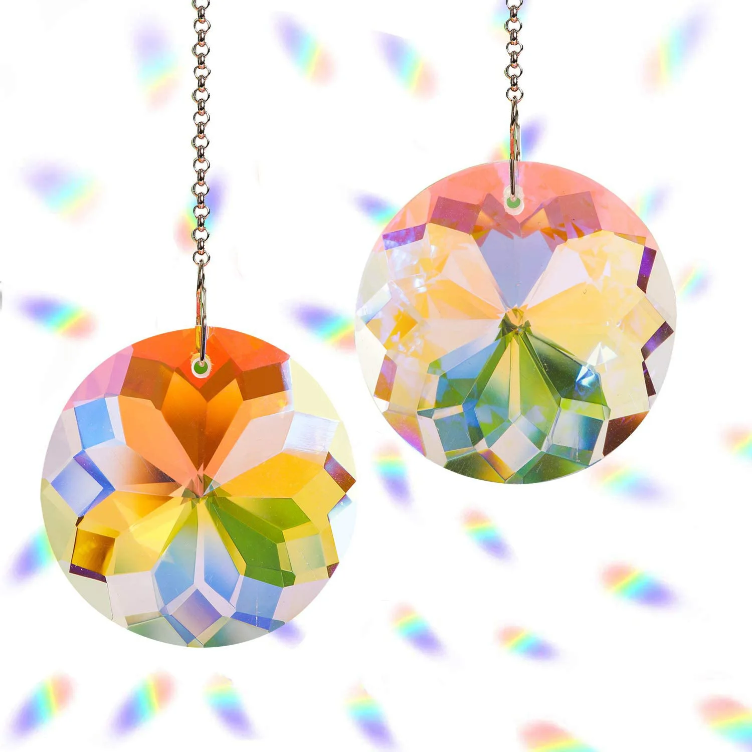 

Prisms Chandelier Cutting Pendants Diy Prism Parts Projects Ornament 45MM Sun Glass Crystal Prism Chandelier Crystal Prism