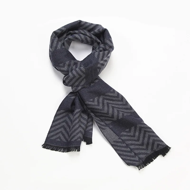 2020 новый зимний клетчатый мужской шарф классический элегантный Черно белый плед
