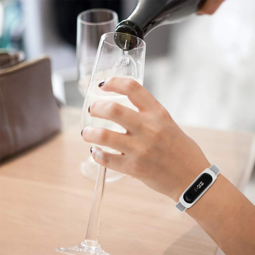 OULUCCI нейлоновый ремешок для xiaomi mi band 4, спортивный дышащий ремешок, аксессуары, сменный ремешок для mi band 4/3, браслет