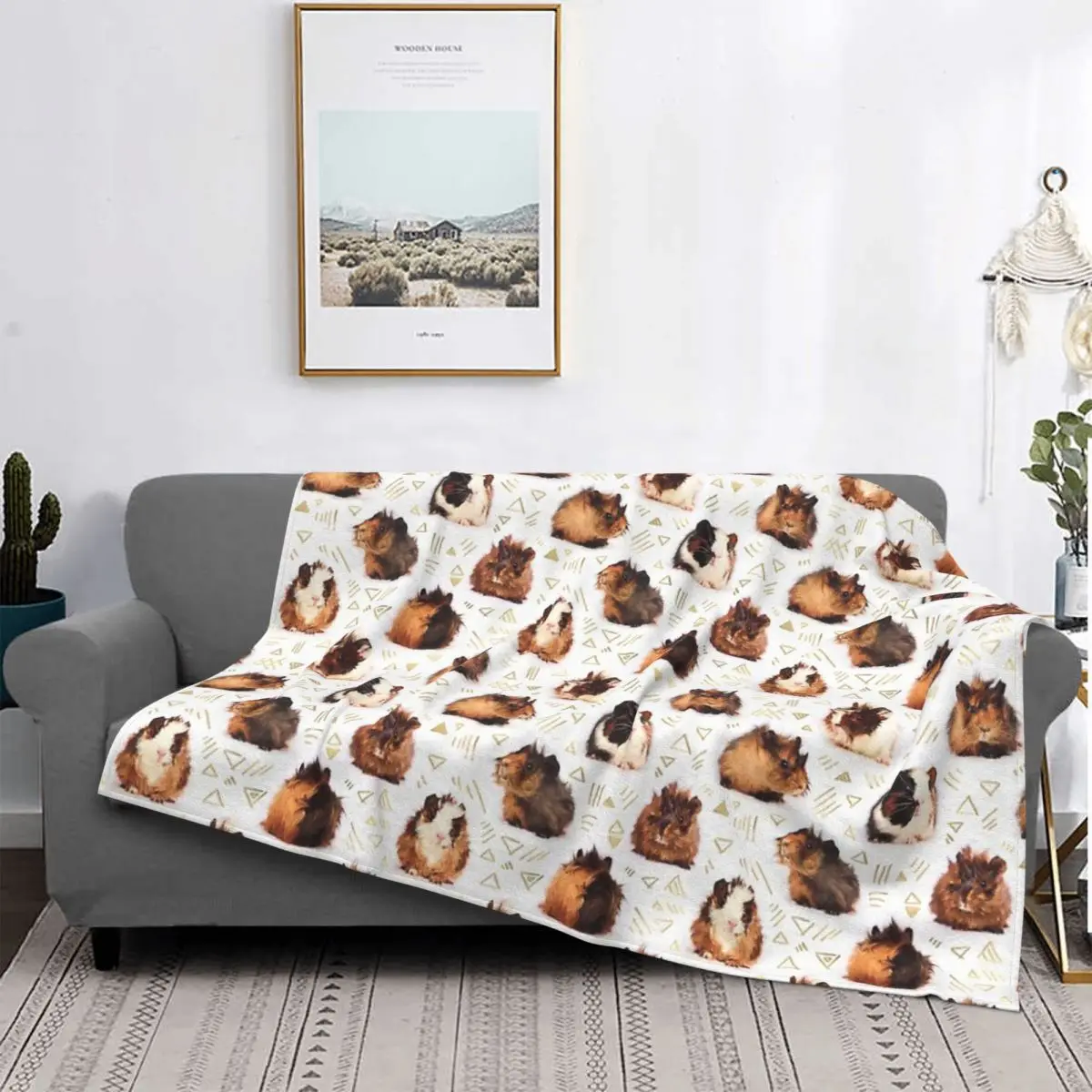 

Manta a cuadros de conejillo de indias, cubrecama de роскошный дизайн, fundas para camas, decorar de Winter