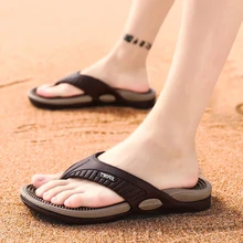 Chanclas de masaje para hombre, sandalias de playa, zapatos informales cómodos, chanclas de moda, calzado de verano, 2021