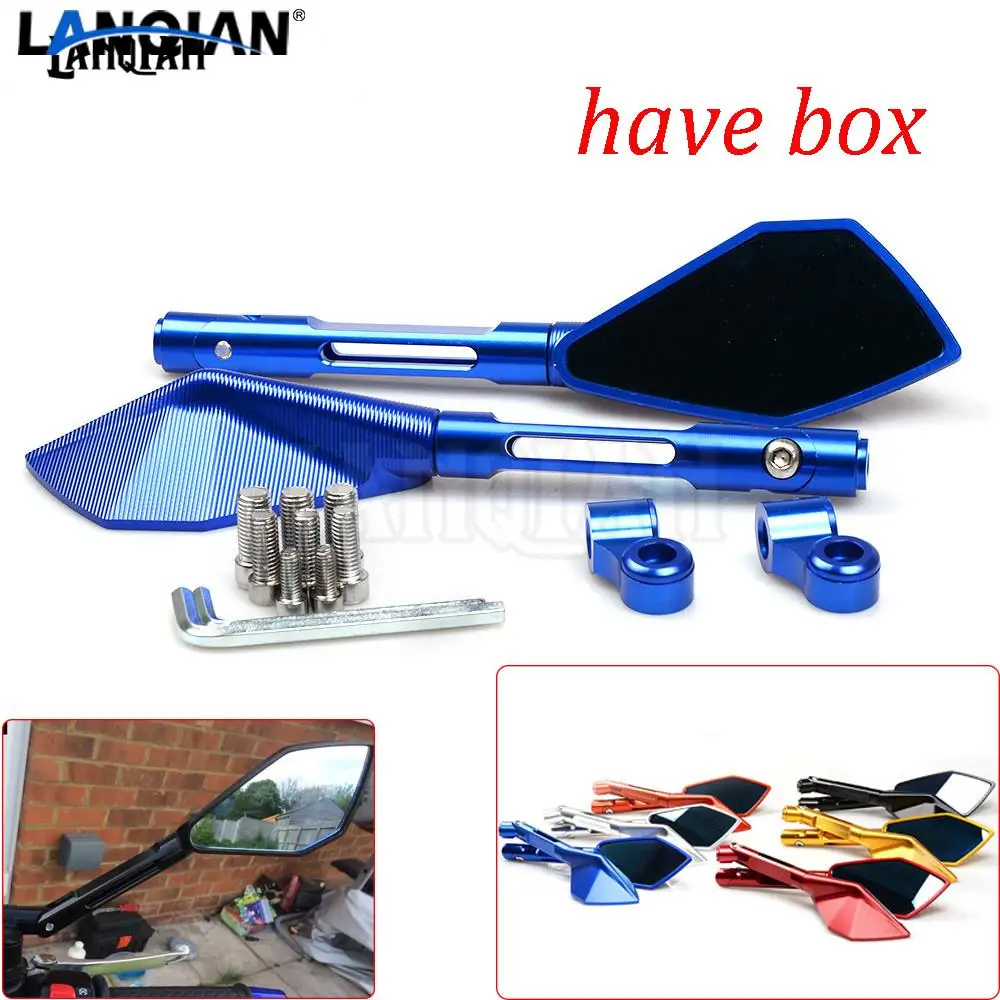 Распродажа Мотоциклетные аксессуары боковое зеркало алюминиевые зеркала