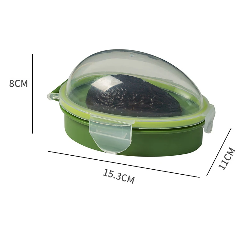 

2021 New Kitchen Durable Avocado Saver Food Crisper Storage Box Fruit Vegetable Container Keep Food Fresh Kitchen Accessories
