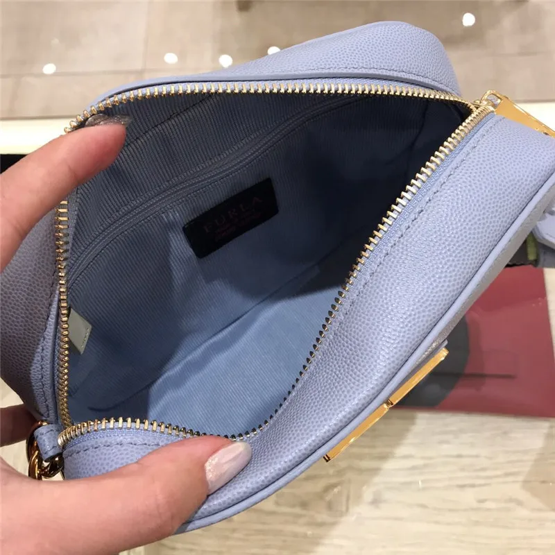 Новое поступление, оригинальные женские сумки FURLA, высококачественные черные меховые сумки, Размер 20 см x 14 см x 7 см