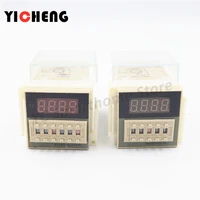 1pcs dh48s s digital display cycle time controller ac 220v 110v 36v 380v ac dc 24v 12v one open and one closed